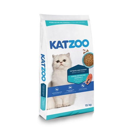 Katzoo Yetıskın KedıKısırlastırılmıs Somonlu15Kg