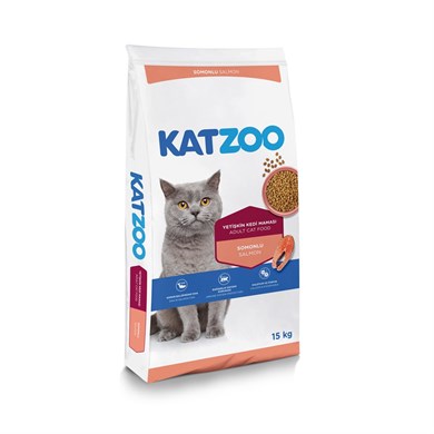 Katzoo Yetıskın Kedı MamasıSomonlu15Kg